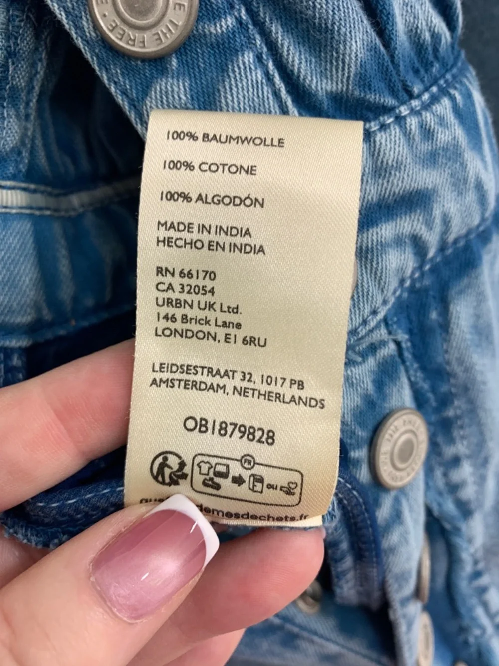 Free People Mad Love Denim Midi Shirt Dress in Skyfall Sz Large